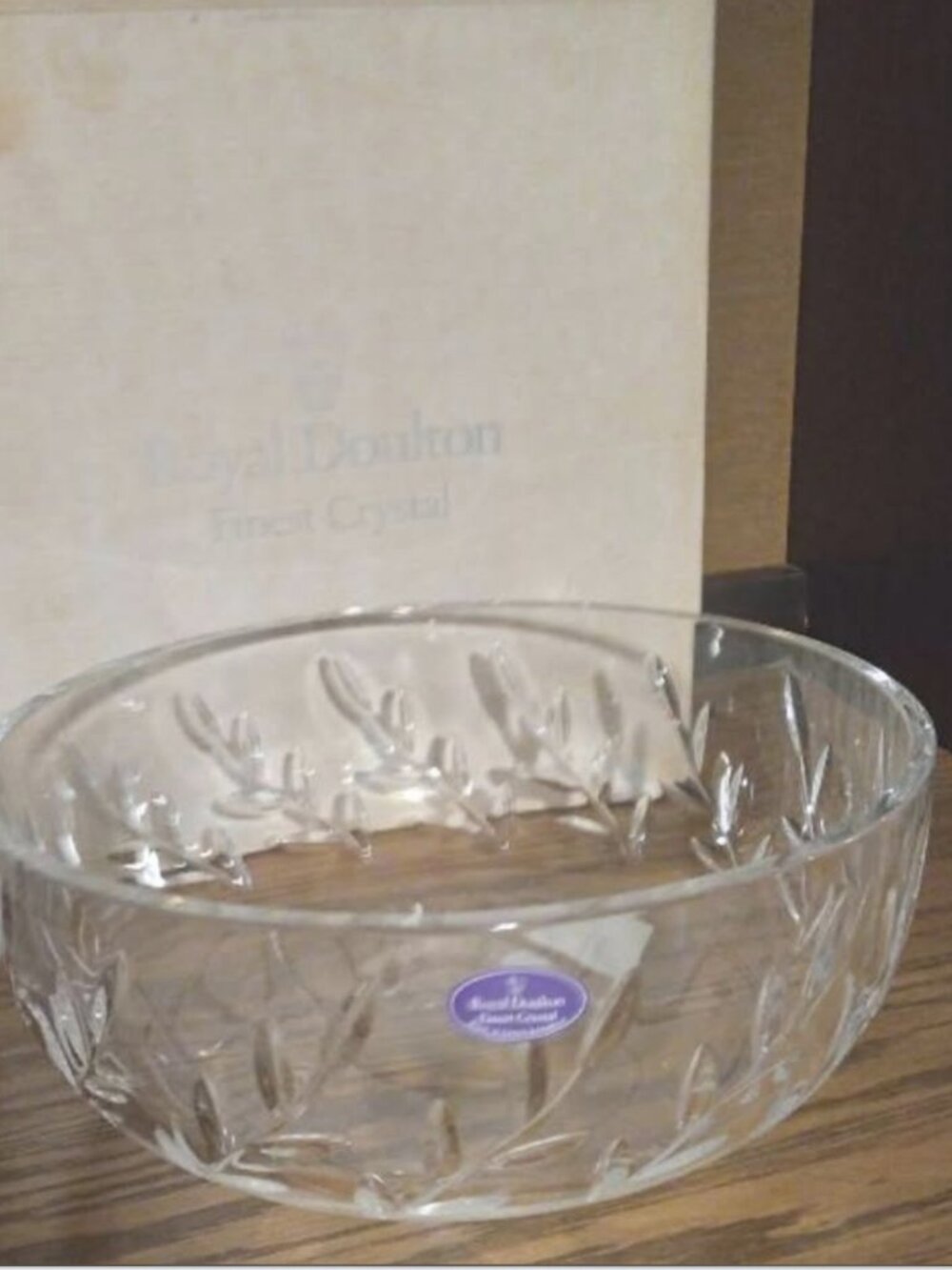 Royal Dolton Crystal Bowl
